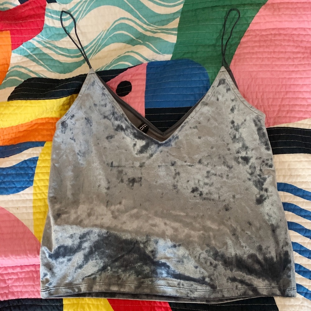 H&M Velvet Spaghetti Strap Too Medium